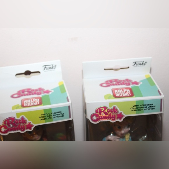 Rock Candy Funko Ralph Breaks The Internet Set of 2 Frozen Anna Elsa Collectible - Picture 2 of 6